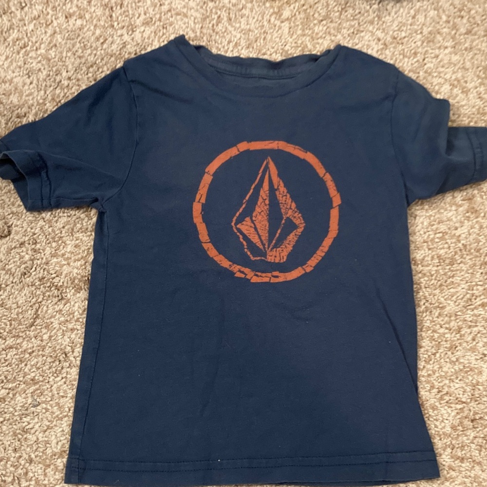 4 for $9 Volcom Navy Tee with Logo
